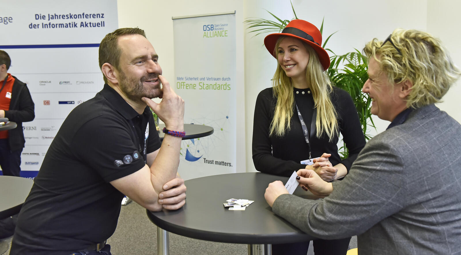 Red Hat in der Ausstellung © IT-Tage / Alkmene Verlag