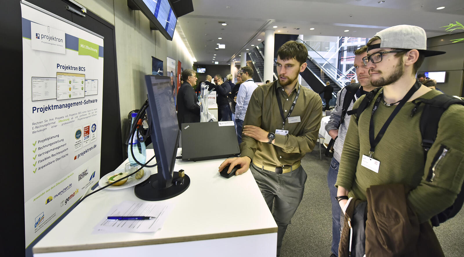 Während der Ausstellung im Kap Europa in Frankfurt © IT-Tage / Alkmene Verlag